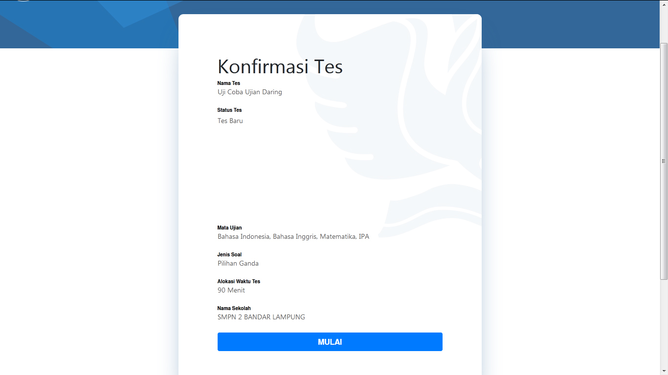 konfirmasi-test